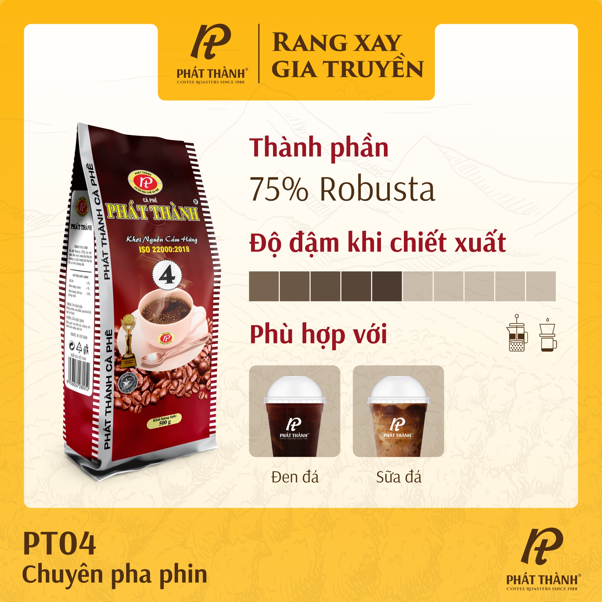 Cà phê truyền thống PT04