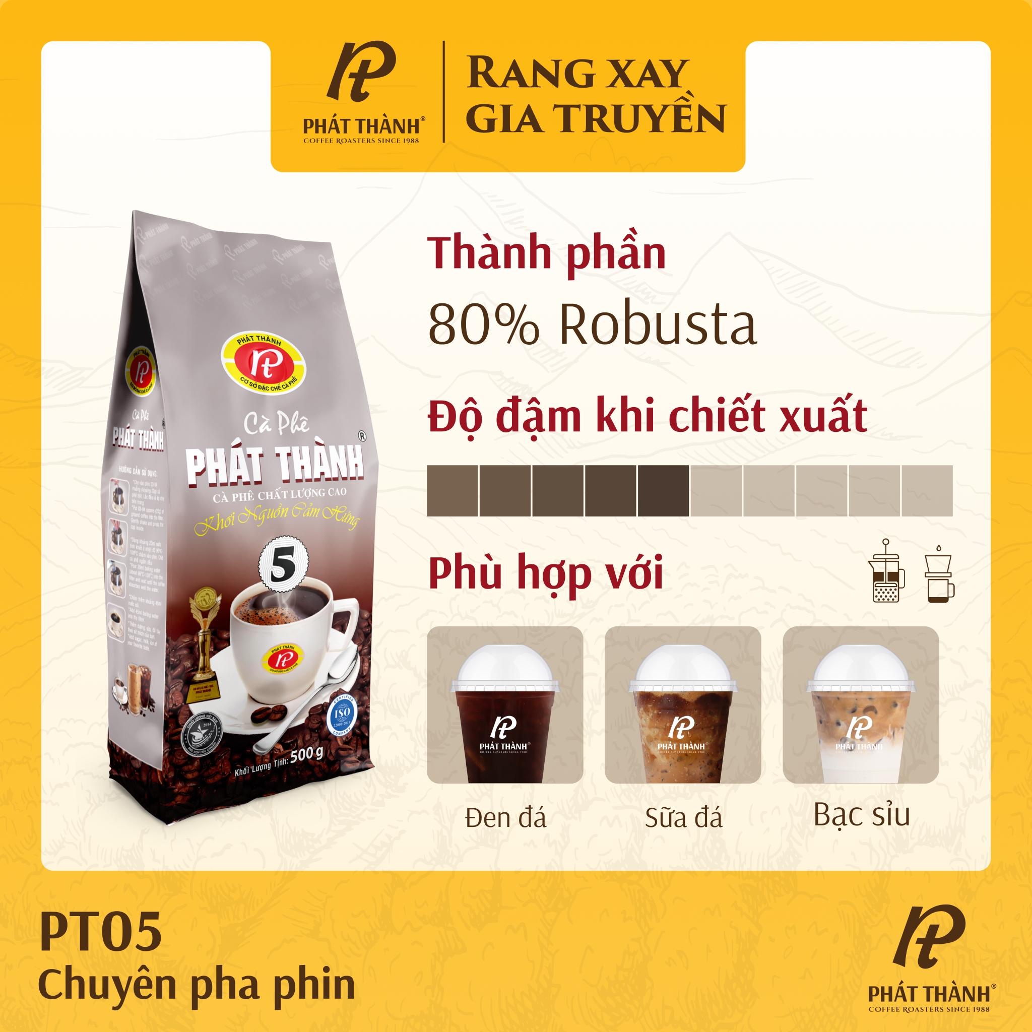 Cà phê truyền thống PT05