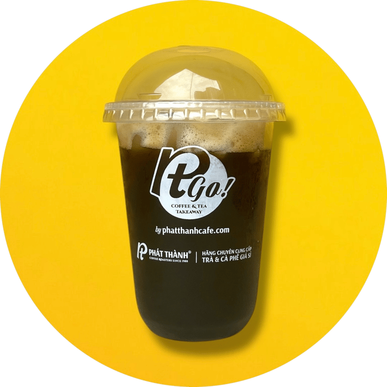 Cà phê đen đá pha phin