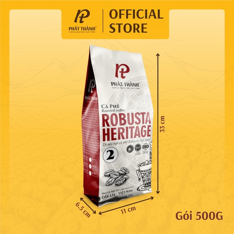 Cà phê nguyên hạt Robusta Heritage 2