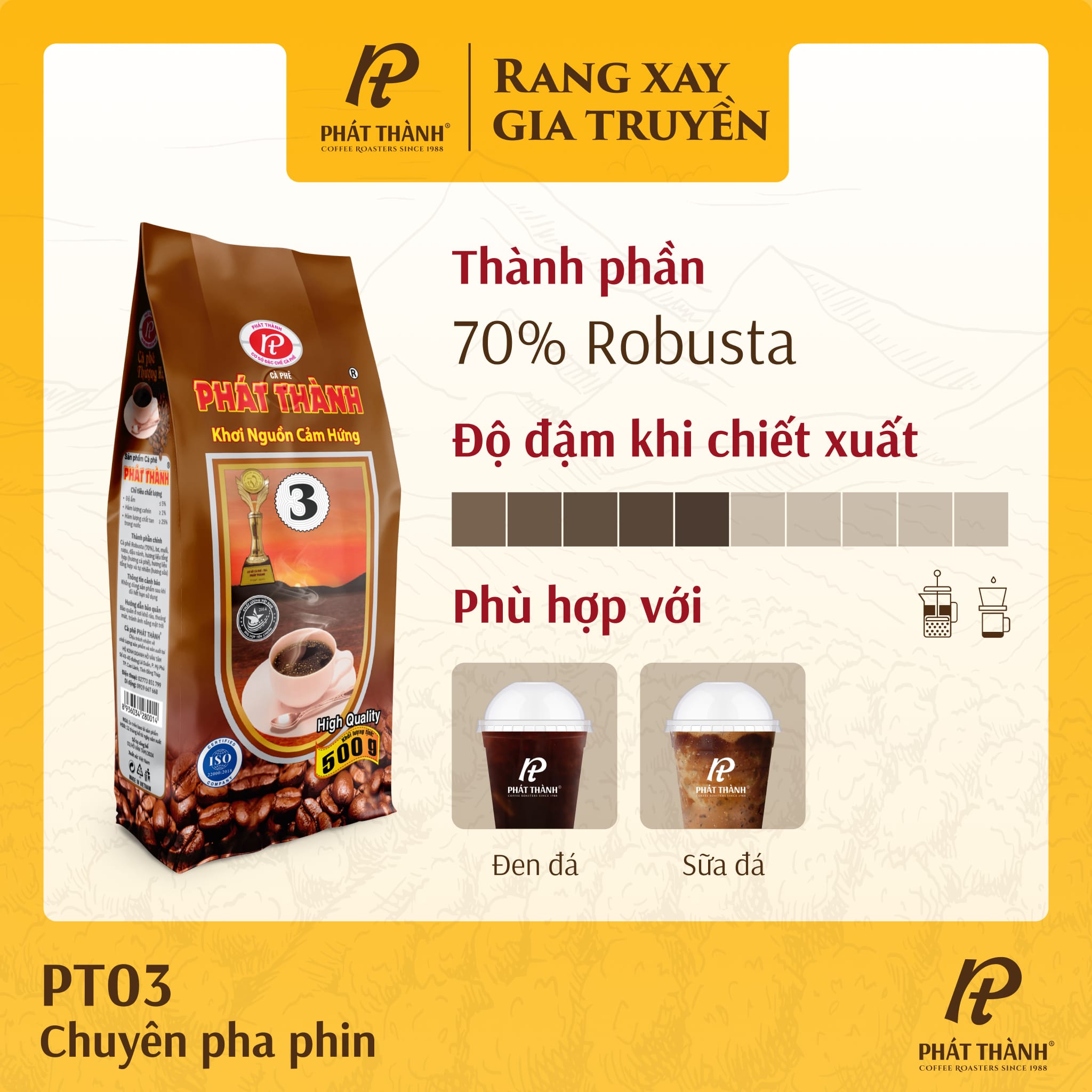 Cà phê truyền thống PT03