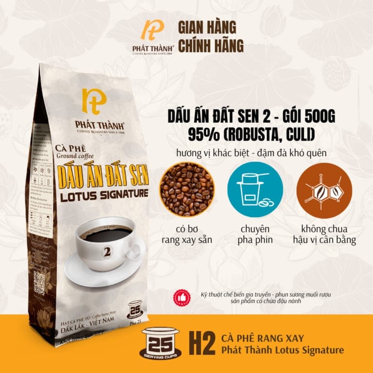 Cà phê Lotus Signature H2