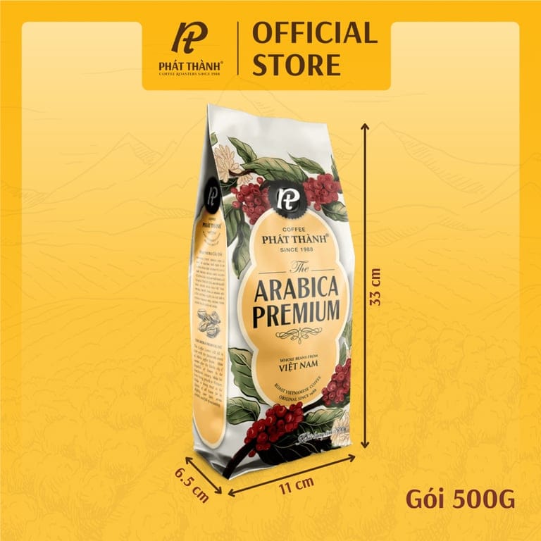 Cà phê nguyên hạt Arabica Premium