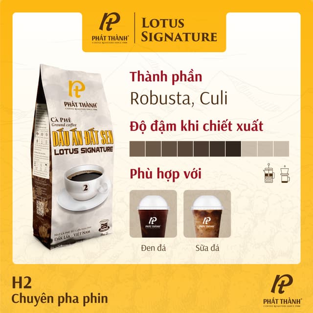 Cà phê Lotus Signature H2