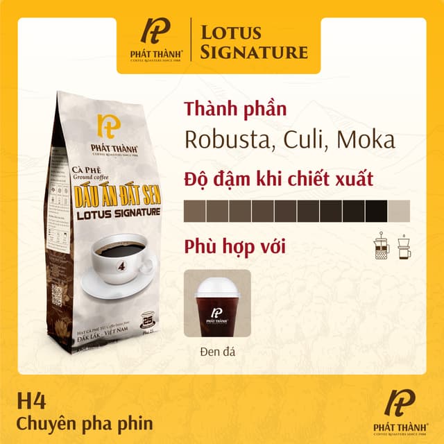Cà phê Lotus Signature H4