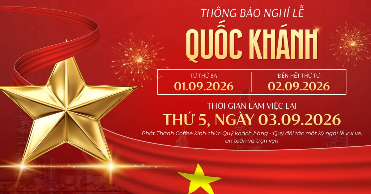 THÔNG BÁO LỊCH NGHỈ LỄ QUỐC KHÁNH VIỆT NAM 2/9/2026