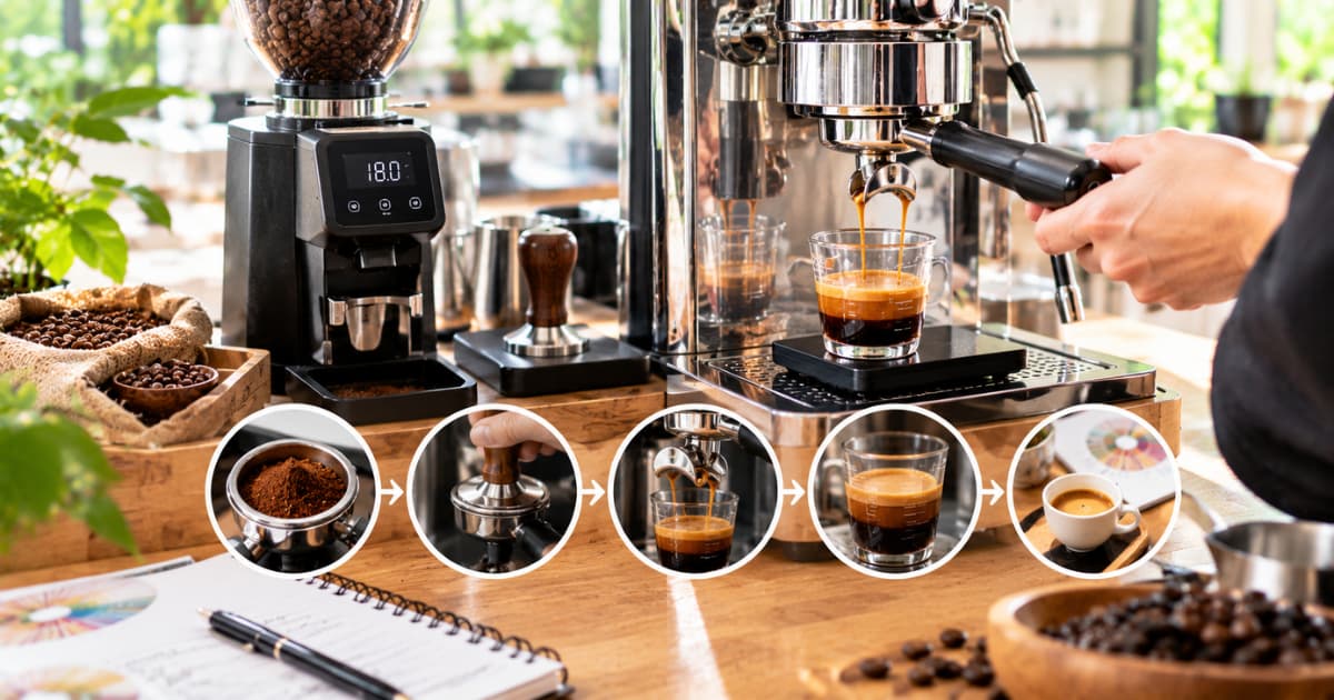 Dial-in espresso là gì? Quy trình hiệu chỉnh shot khi đổi cà phê