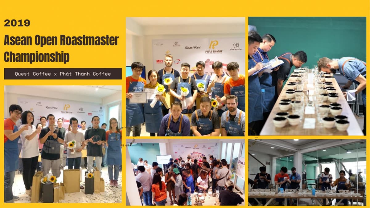 SỰ KIỆN - Đồng hành cùng cuộc thi rang cà phê đặc sản ASEAN Open Roastmaster Championship 2019