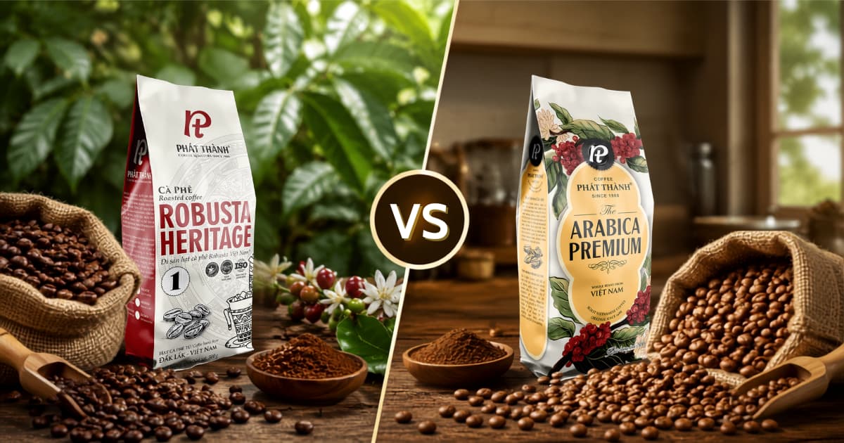 Robusta và Arabica: Khác nhau thế nào và nên chọn loại nào?
