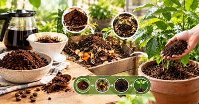 Bã cà phê sau pha có nên bón cây trực tiếp? Cách compost đúng